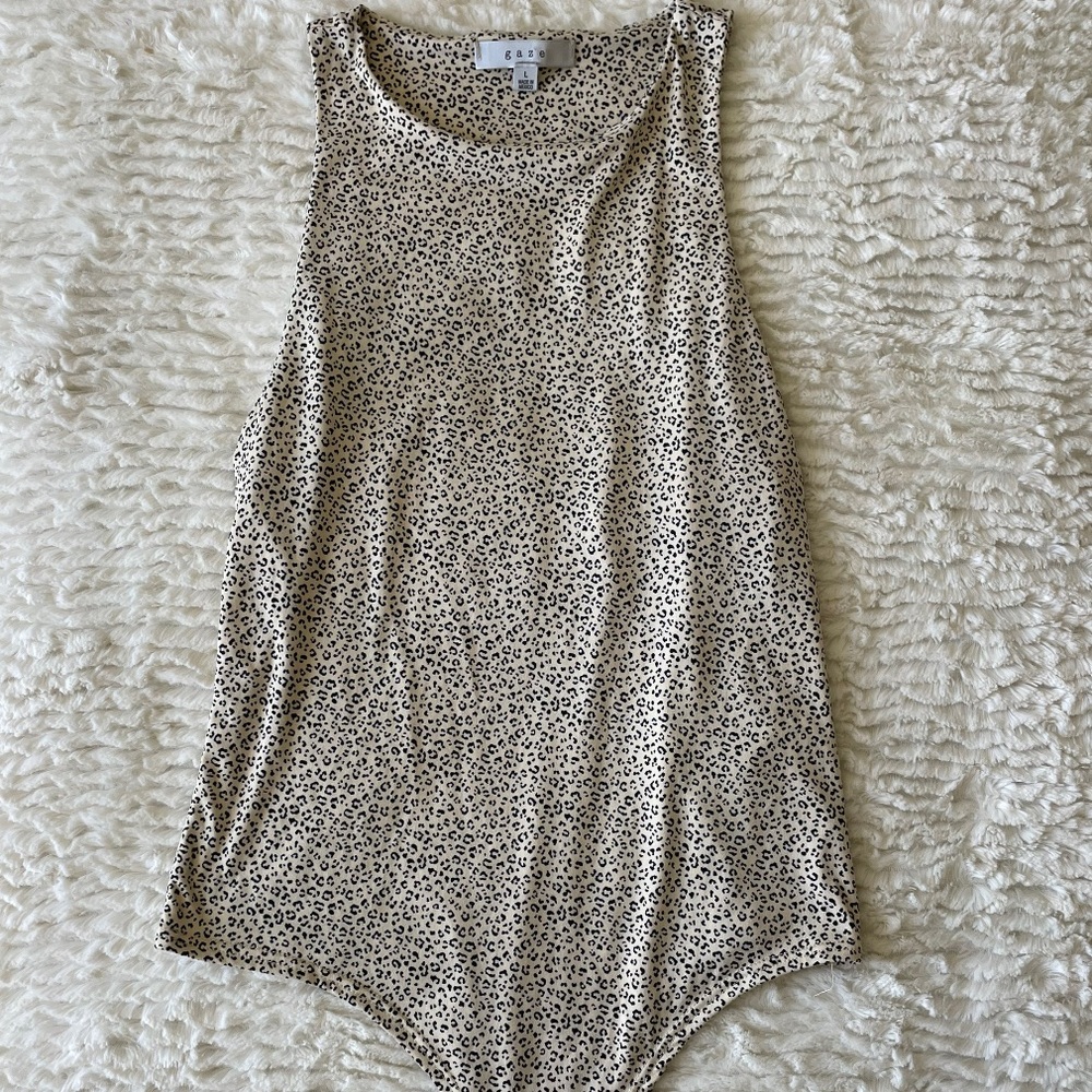 Leopard Print Bodysuit